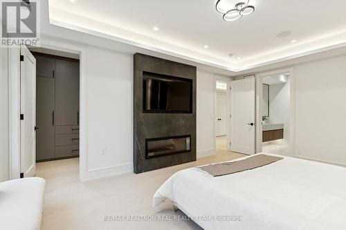 1362 Sedgewick Crescent, Oakville, ON - Indoor Photo Showing Bedroom With Fireplace