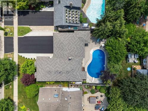496 Seymour Drive, Oakville, ON - Outdoor With In Ground Pool
