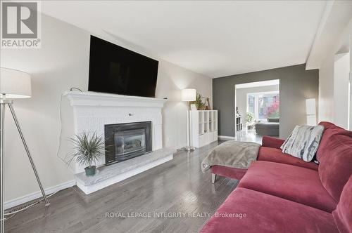 1406 Bouton D'Or Way, Ottawa, ON - Indoor Photo Showing Living Room With Fireplace