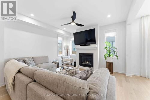 66 Narrows Place, Ottawa, ON - Indoor Photo Showing Living Room With Fireplace