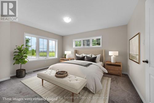 Virtually Staged Primary Bedroom - 9 - 8273 Tulip Tree Drive, Niagara Falls, ON 