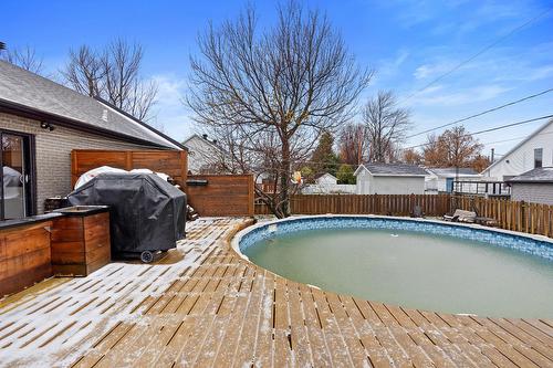 Balcon - 68 Rue Buteau, Lévis (Les Chutes-De-La-Chaudière-Ouest), QC - Outdoor With Above Ground Pool