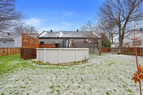 Cour - 68 Rue Buteau, Lévis (Les Chutes-De-La-Chaudière-Ouest), QC - Outdoor With Above Ground Pool With Backyard