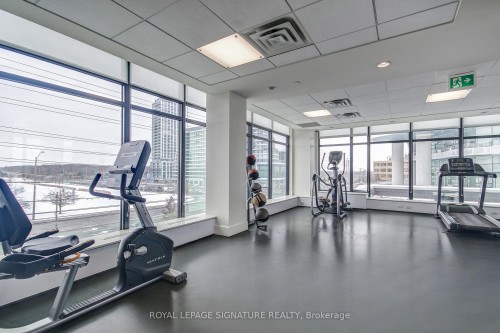 1704-2550 Eglinton Avenue W, Mississauga, ON - Indoor Photo Showing Gym Room