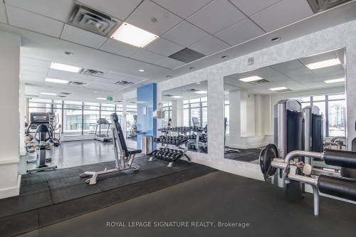 1704-2550 Eglinton Avenue W, Mississauga, ON - Indoor Photo Showing Gym Room