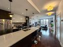Kitchen - 301-7621 Rue De Lanaudière, Montréal (Villeray/Saint-Michel/Parc-Extension), QC  - Indoor Photo Showing Kitchen With Double Sink With Upgraded Kitchen 