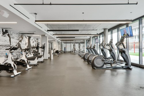 Exercise Room - 524-200 Boul. Marcel-Laurin, Montréal (Saint-Laurent), QC - Indoor Photo Showing Gym Room