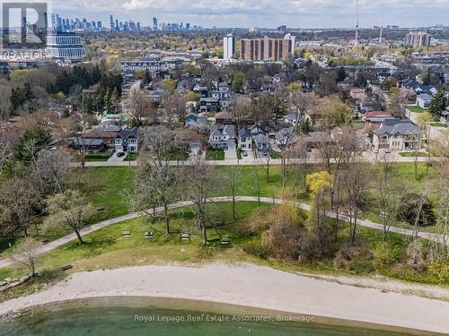 Beach and Path right across - 599 Lakeside Avenue, Mississauga, ON - Outdoor With Body Of Water With View