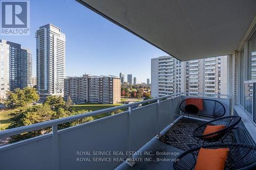 1008 - 10 Parkway Forest Drive, Toronto (Henry Farm), ON - Outdoor With Balcony
