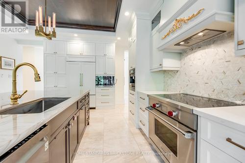 Sub-Zero Fridge plus Three Built-in Drawer Fridges - 215 Dock Road, Barrie, ON - Indoor Photo Showing Kitchen With Upgraded Kitchen