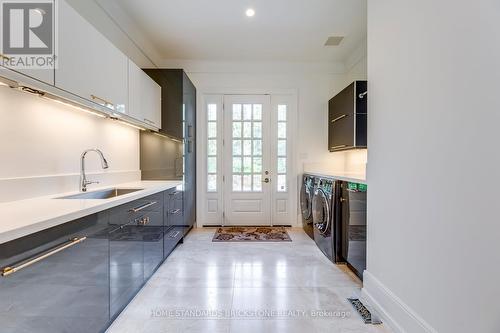 Laundry on main floor access to Garage & Back Yard - 215 Dock Road, Barrie, ON - Indoor