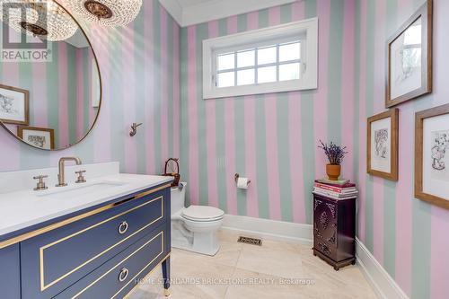 Powder Room on Main floor - 215 Dock Road, Barrie, ON - Indoor Photo Showing Bathroom