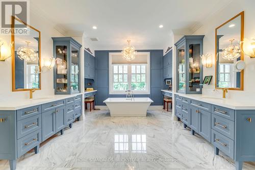 5 Piece Ensuite in Primary Bedroom - Heated Floors - 215 Dock Road, Barrie, ON - Indoor Photo Showing Bathroom