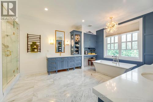 A Spa-inspired Ensuite - 215 Dock Road, Barrie, ON - Indoor Photo Showing Bathroom