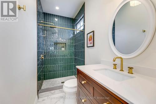 Recently added 3-Piece Ensuite in 2nd Bedroom - 215 Dock Road, Barrie, ON - Indoor Photo Showing Bathroom