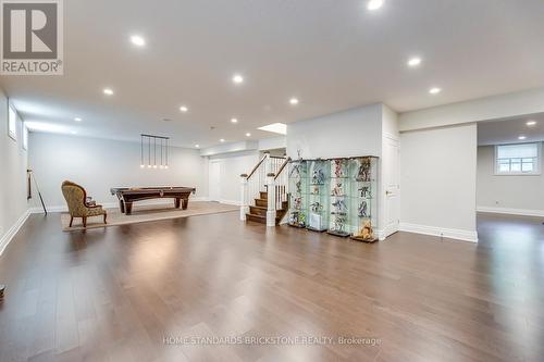 Recreation Room in Basement with Pot Lights - 215 Dock Road, Barrie, ON - Indoor