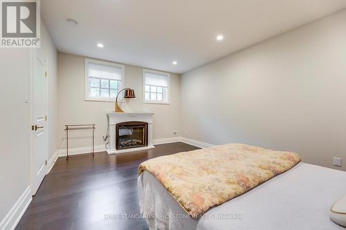 5th Bedroom with a Fire Place in Basement - 215 Dock Road, Barrie, ON - Indoor With Fireplace