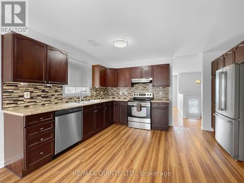 Spacious kitchen with lots of cabinetry. - 143 Nicholas Street, Quinte West (Murray Ward), ON - Indoor Photo Showing Kitchen