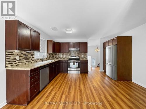 Stainless steel kitchen appliances. - 143 Nicholas Street, Quinte West (Murray Ward), ON - Indoor Photo Showing Kitchen