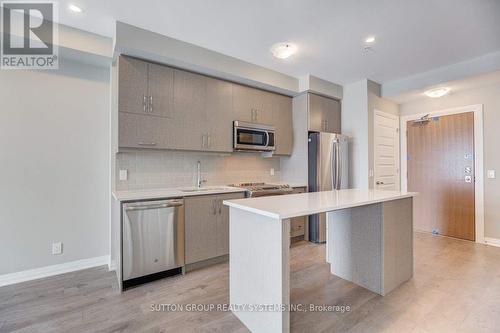 422 - 1105 Leger Way, Milton, ON - Indoor Photo Showing Kitchen With Stainless Steel Kitchen With Upgraded Kitchen