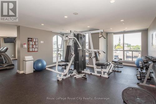 606 - 160 Macdonell Street, Guelph (Downtown), ON - Indoor Photo Showing Gym Room