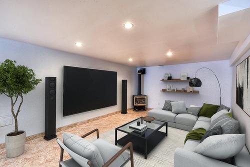 Family room - 3298 Rue Élodie, Laval (Fabreville), QC - Indoor Photo Showing Living Room With Fireplace