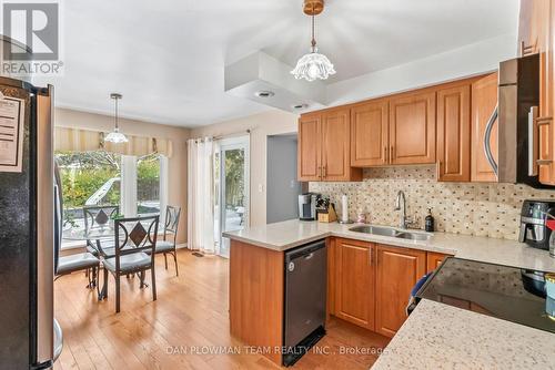 12 Robinson Crescent, Whitby, ON - Indoor Photo Showing Kitchen With Double Sink