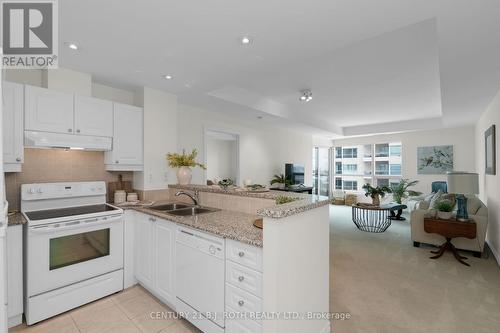 1104 - 6 Toronto Street, Barrie, ON - Indoor Photo Showing Kitchen With Double Sink