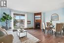 302 375 Kingsmere Boulevard, Saskatoon, SK  - Indoor Photo Showing Living Room With Fireplace 