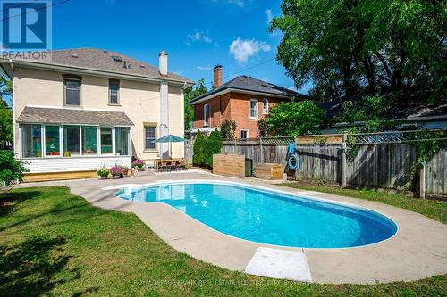 551 Weller Street, Peterborough (Town Ward 3), ON - Outdoor With In Ground Pool With Backyard