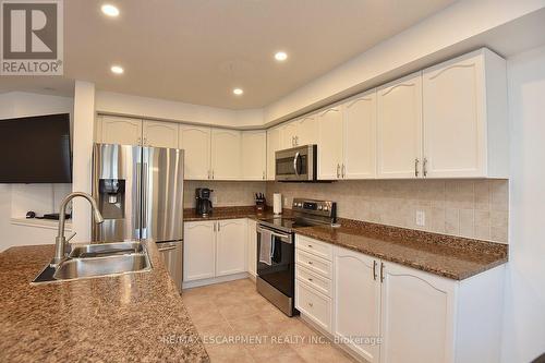102 Celestial Crescent, Hamilton, ON - Indoor Photo Showing Kitchen With Double Sink