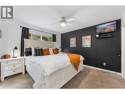 Primary bedroom. - 3380 Mciver Road, West Kelowna, BC - Indoor Photo Showing Bedroom