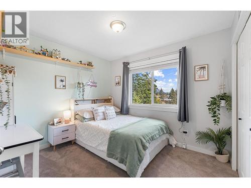 Bedroom 2 upstairs. - 3380 Mciver Road, West Kelowna, BC - Indoor Photo Showing Bedroom