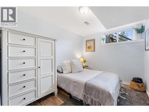 Fourth bedroom downstairs. - 3380 Mciver Road, West Kelowna, BC - Indoor Photo Showing Bedroom