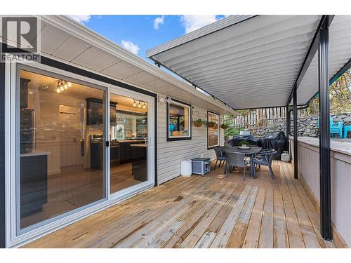 3380 Mciver Road, West Kelowna, BC - Outdoor With Deck Patio Veranda With Exterior
