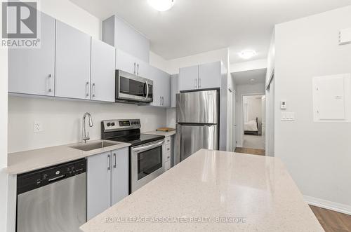 213 - 1165 Journeyman Lane, Mississauga, ON - Indoor Photo Showing Kitchen With Stainless Steel Kitchen With Upgraded Kitchen