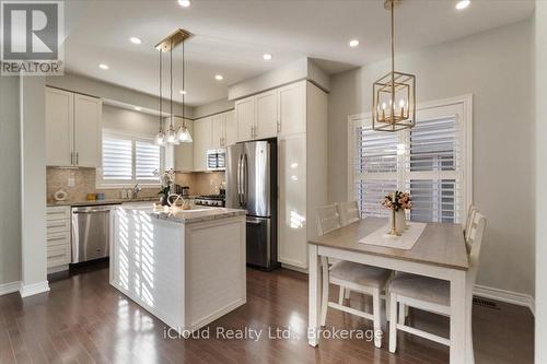 115 Echovalley Drive, Hamilton, ON - Indoor Photo Showing Kitchen With Stainless Steel Kitchen With Upgraded Kitchen