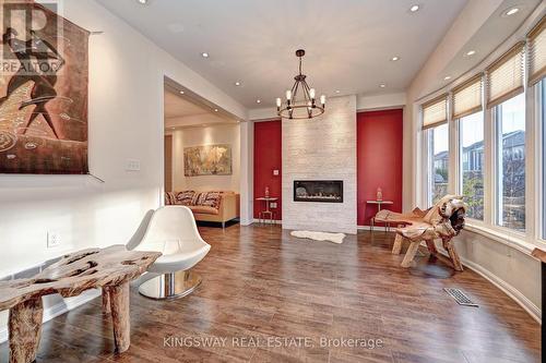 150 Holland Circle, Cambridge, ON - Indoor With Fireplace