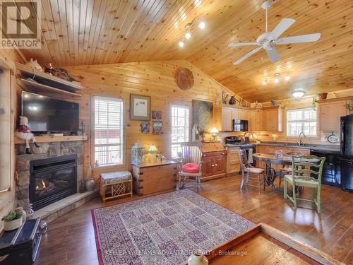 48 Madawaska Trail, Wasaga Beach, ON - Indoor Photo Showing Other Room With Fireplace
