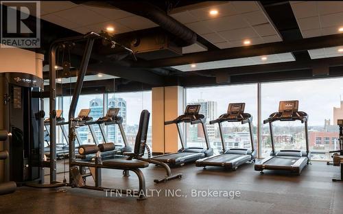 3614 - 60 Frederick Street, Kitchener, ON - Indoor Photo Showing Gym Room