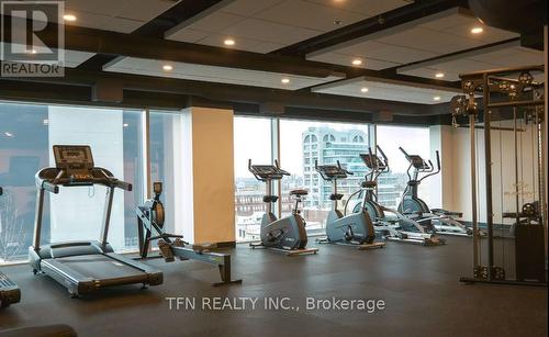 3614 - 60 Frederick Street, Kitchener, ON - Indoor Photo Showing Gym Room