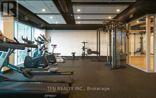 3614 - 60 Frederick Street, Kitchener, ON - Indoor Photo Showing Gym Room