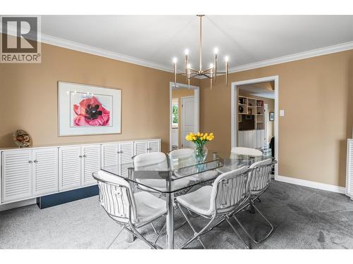 491 Terrace Drive, Coldstream, BC - Indoor Photo Showing Dining Room