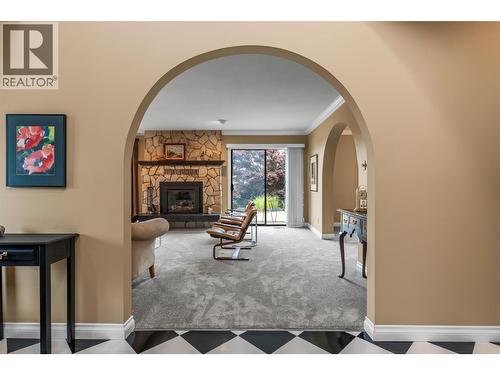 491 Terrace Drive, Coldstream, BC - Indoor With Fireplace