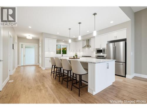127 Ridge Park, Penticton, BC - Indoor Photo Showing Kitchen With Stainless Steel Kitchen With Upgraded Kitchen