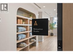 Take a breather at the building's relaxation studio - 