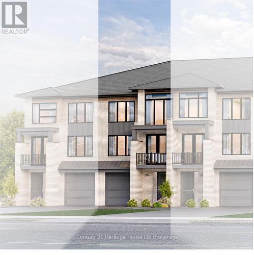 Rendering of front of home - Unit 2 - 306 Kading Crescent, Woodstock (Woodstock - South), ON - Outdoor With Facade