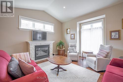 16 - 409 Niagara Street, St. Catharines (Carlton/Bunting), ON - Indoor Photo Showing Living Room With Fireplace