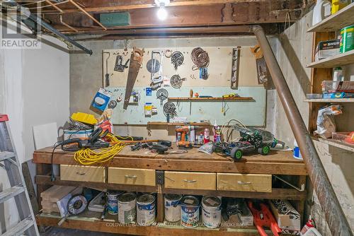 Owner - basement workshop - 51 Lyons Avenue, Welland (Lincoln/Crowland), ON - Indoor Photo Showing Basement