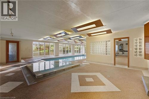 4850 Hillside Drive, Beamsville, ON - Indoor Photo Showing Other Room With In Ground Pool